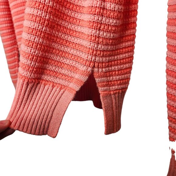 MICHAEL STARS Maggie Tonal Stripe Sweater Large Crewneck Pullover Long Sleeve - Picture 3 of 7